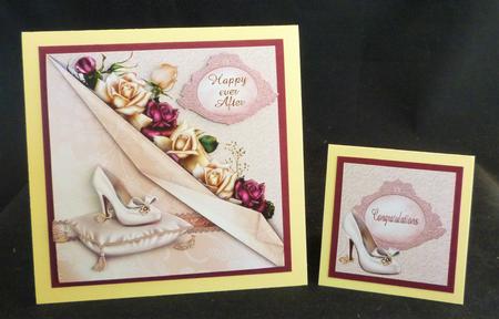 Layered Wedding Card Plus Gift Card by Michelle Chivers