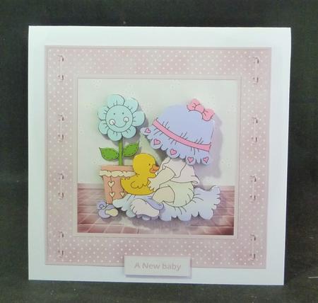 Bonnet Girl 7x7 Card Mini Kit by Michelle Chivers