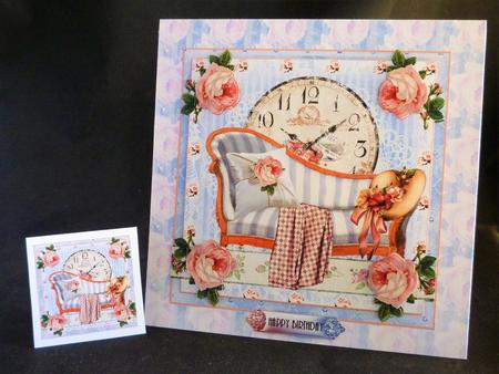 6 Shabby Chic Blue Papers 12x12 by Michelle Chivers