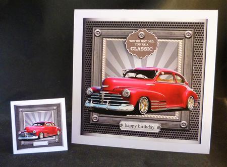 You're Not Old, You're a Classic (red) by Michelle Chivers