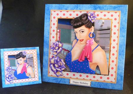 Retro Lady Mini Kit by Michelle Chivers