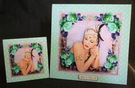 Stunning Flapper Lady No 29 Mini Kit by Michelle Chivers