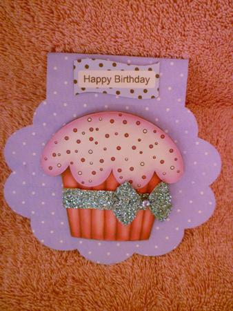 Cupcakes All Round Wobble Card by Michelle Chivers