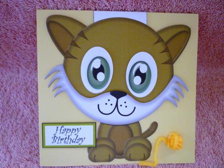 Tiger Flip-up Card by Michelle Chivers