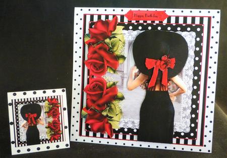 The Velvet Rose Beauty Card Front Kit by Michelle Chivers