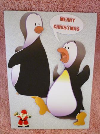 Penguin Biscuits! Decoupage Sheet. by Michelle Chivers