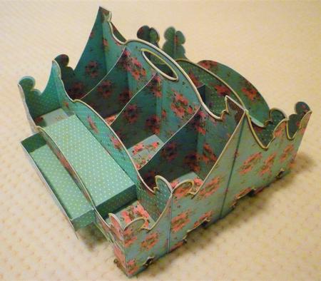 Shabby Chic French Multi-way Vanity Caddy by Michelle Chivers