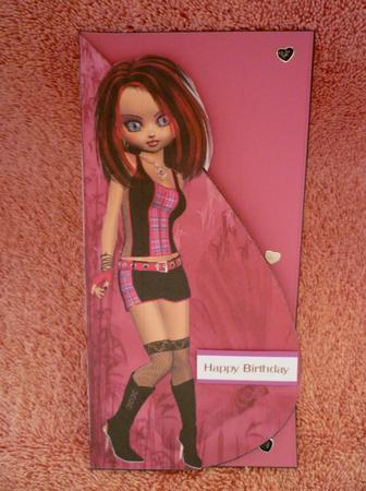Elaine Teardrop Card by Michelle Chivers