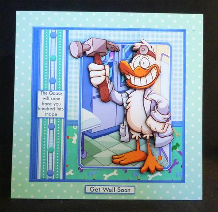 The Quack Will Soon Knock You Into Shape Get Well Mini Kit by Michelle Chivers