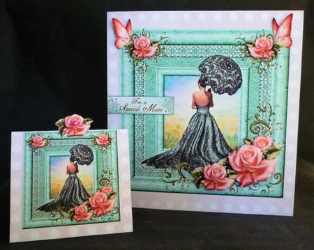 Color My World with Flowers Mint Kit by Michelle Chivers