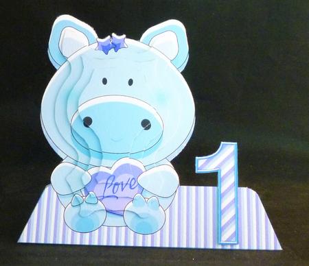 Piggy Character Shaped Age Card Pyramage by Michelle Chivers