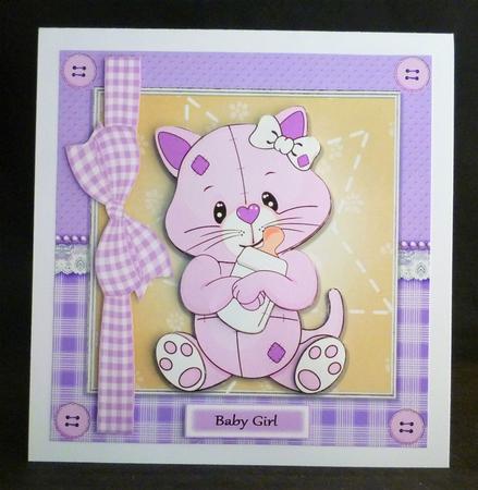 Adorable Lilac Bear 8x8 Mini Kit by Michelle Chivers
