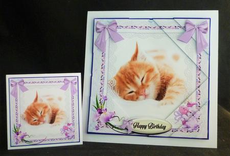 Sleepy Kitty Mini Kit by Michelle Chivers
