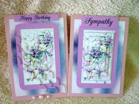 Angels Happy Birthday with Sympathy by Michelle Chivers