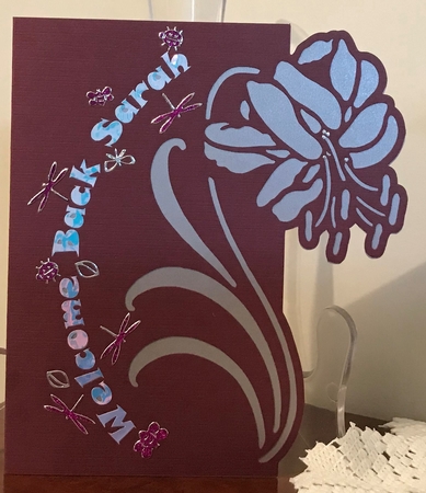 Floral Over The Edge Card 4 by Michelle Jenkins