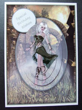 Woodland Nymph Card Front Kit by Michelle Lancaster
