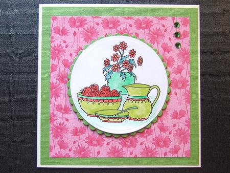 Ice Cream Sundae and Strawberries and Cream by Michelle Lancaster