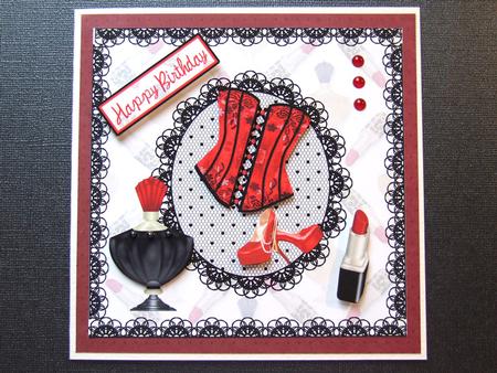 Lipstick & Lace Layered Topper by Michelle Lancaster