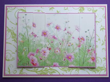 Beautiful Flowers in the Meadow Floral Side Stacker by Michelle Lancaster