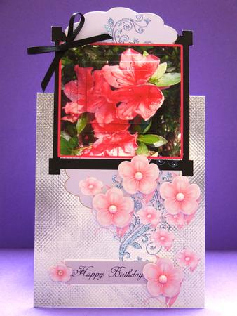 Vertical Foldback Lilac Azaelia by Michelle Lancaster