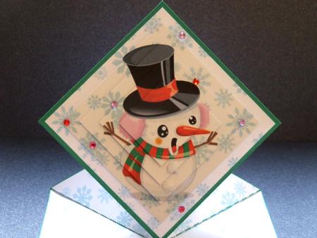 Cute Snowman Spring Card Kit by Michelle Lancaster