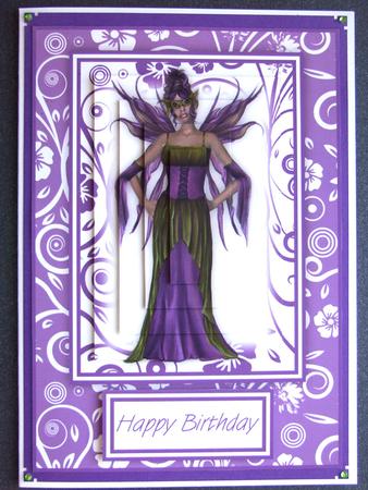 Stunning Fairy Card Front Kit by Michelle Lancaster