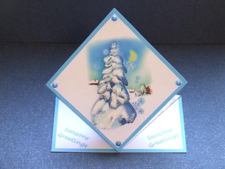 Winter Scene Diamond Top by Michelle Lancaster