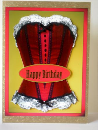 Bustierre Card Step by Step for a Special Lady by Michelle Lennon