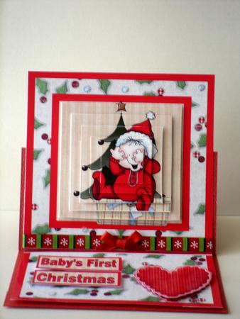 Baby's First Christmas Pyramid Card Featured Gallery Photo