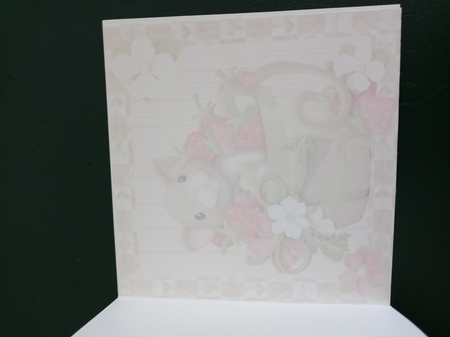 Cute Mouse with Strawberries 8x8 Mini Kit by Michelle Peters