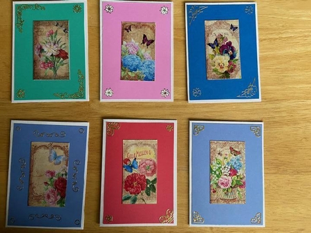Vintage Floral Collage Sheet by Michelle Peters