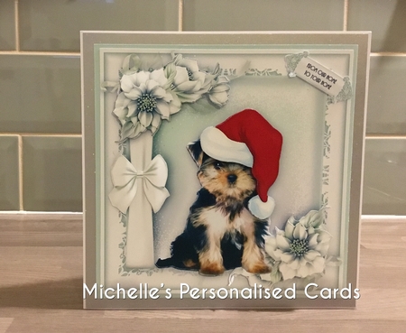 Yorkie Christmas Card Kit by MICHELLE WAGSTAFFE