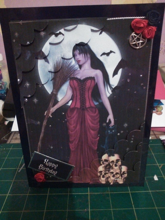 Beautiful Witch Deckle Edge Stacker by Michelle Webb