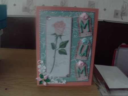 Mum Tags with a Rose by Michelle Webb