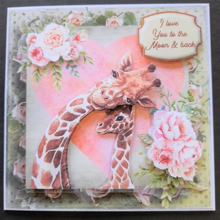 Giraffes on Valentines Day by Michelle Young