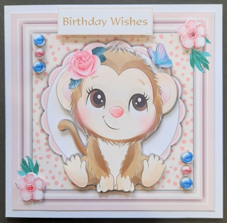 7x7 Gorgeous Little Monkey by Michelle Young