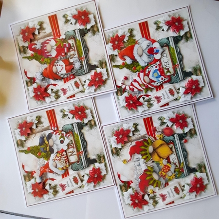 Christmas Gnomes Bumper Mini Page Kits by Michelle Young