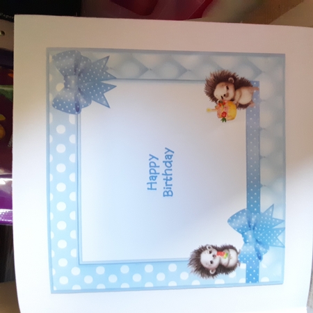 Cute Twin Boy Hedgehogs Mini Kit by Michelle Young