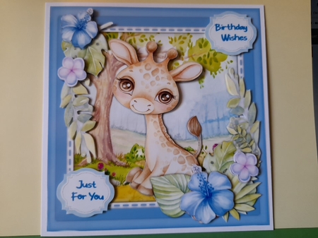 8x8 Mini Kit, Gorgeious Gerry Giraffe by Michelle Young