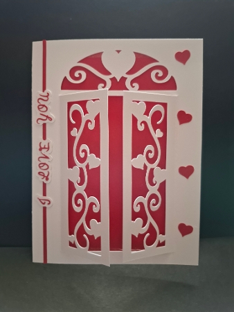 SCROLLS n HEARTS WINDOW CARD (2022 RANGE) by Michelle Young