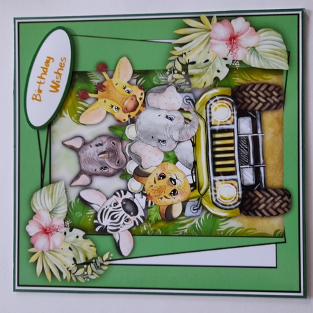 8x8 Mini Kit ,Gorgeous Safari Gang 1 by Michelle Young