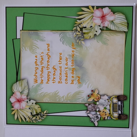 8x8 Mini Kit ,Gorgeous Safari Gang 1 by Michelle Young