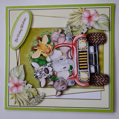8x8 Mini Kit ,Gorgeous Safari Gang 2 by Michelle Young