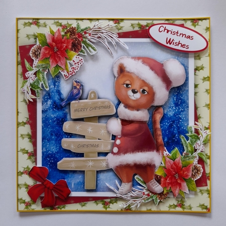 7x7 Mini Kit, Gorgeous Santa Bear by Michelle Young