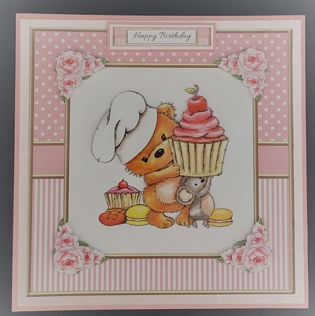 Cute Critters Birthday Topper by Michelle Young