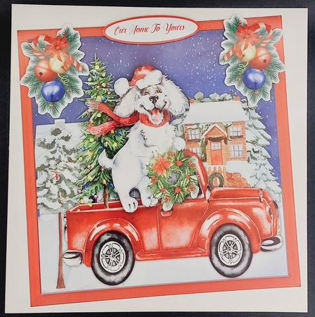 Happy Christmas Dog by Michelle Young