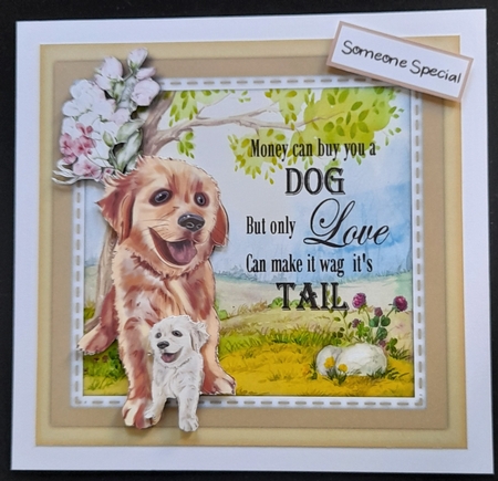 7x7 Doggy  Tails 6 by Michelle Young