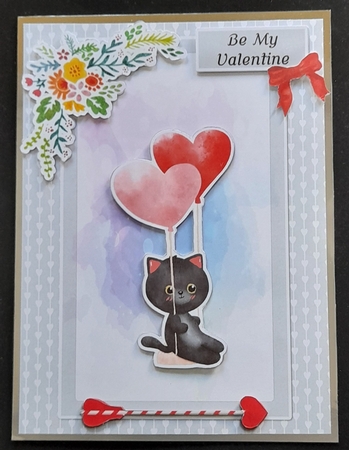 cute black cat by Michelle Young