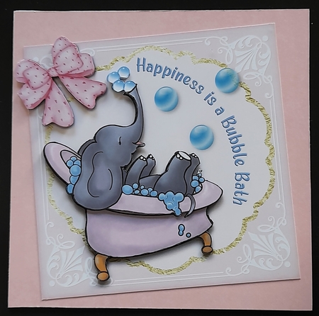 Bubble Bubble - Blank Card by Michelle Young