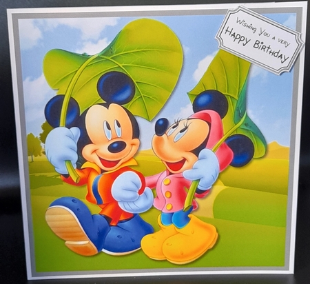 Mickey and Minnie Birthday or Anniversary by Michelle Young